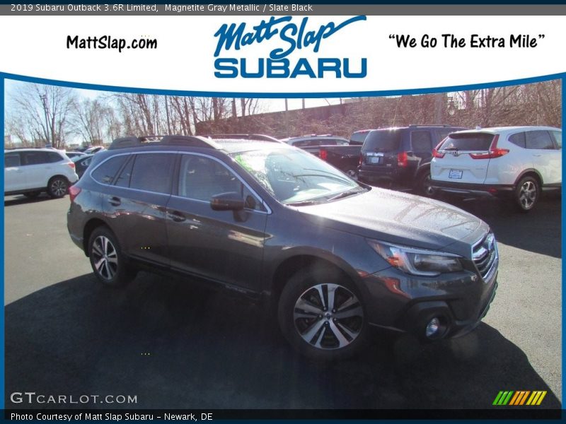 Magnetite Gray Metallic / Slate Black 2019 Subaru Outback 3.6R Limited