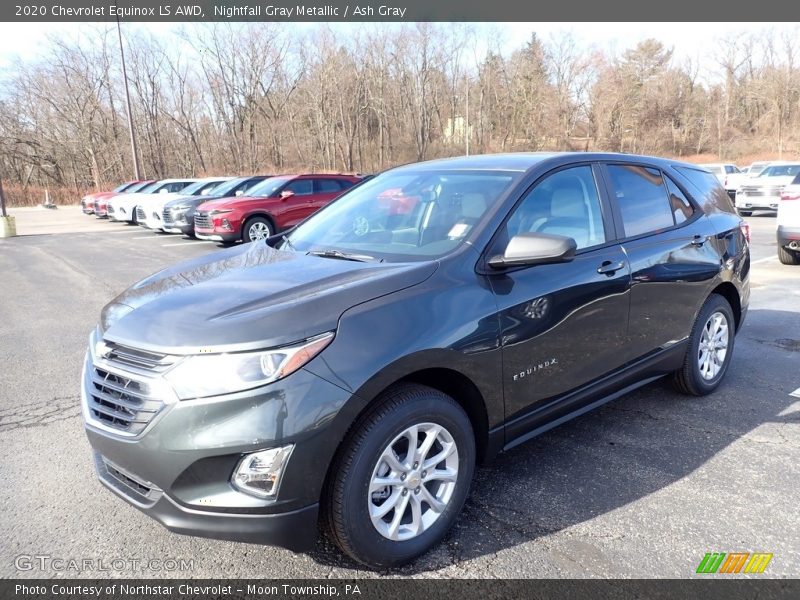 Nightfall Gray Metallic / Ash Gray 2020 Chevrolet Equinox LS AWD