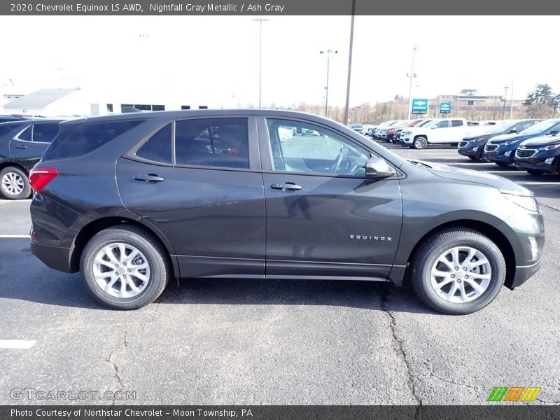 Nightfall Gray Metallic / Ash Gray 2020 Chevrolet Equinox LS AWD