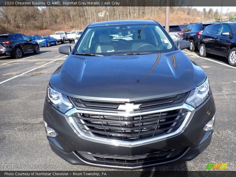 Nightfall Gray Metallic / Ash Gray 2020 Chevrolet Equinox LS AWD