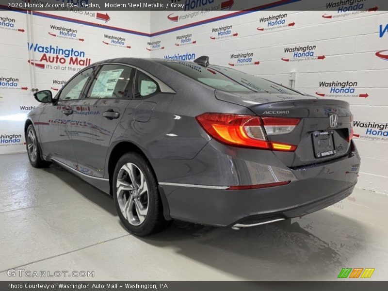 Modern Steel Metallic / Gray 2020 Honda Accord EX-L Sedan