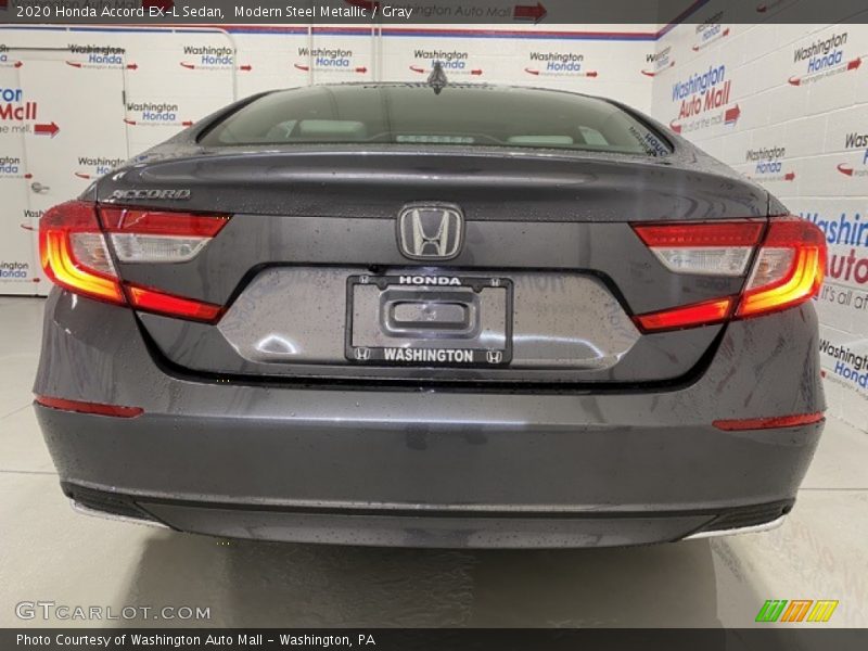 Modern Steel Metallic / Gray 2020 Honda Accord EX-L Sedan