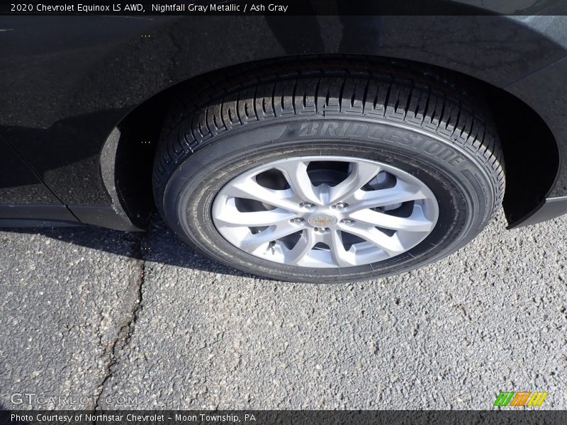 Nightfall Gray Metallic / Ash Gray 2020 Chevrolet Equinox LS AWD