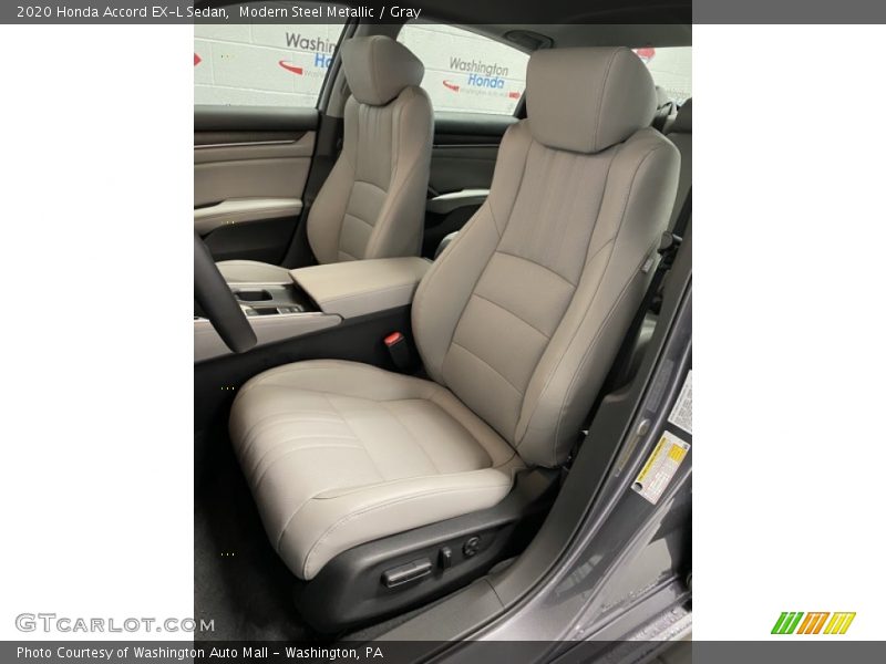 Modern Steel Metallic / Gray 2020 Honda Accord EX-L Sedan