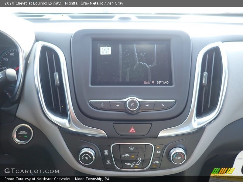 Nightfall Gray Metallic / Ash Gray 2020 Chevrolet Equinox LS AWD
