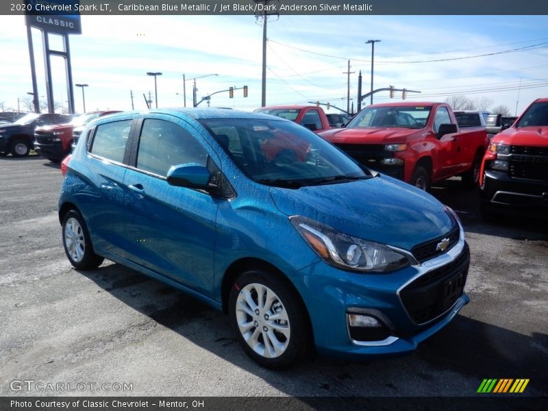 Caribbean Blue Metallic / Jet Black/Dark Anderson Silver Metallic 2020 Chevrolet Spark LT