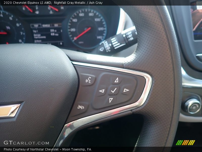 Nightfall Gray Metallic / Ash Gray 2020 Chevrolet Equinox LS AWD