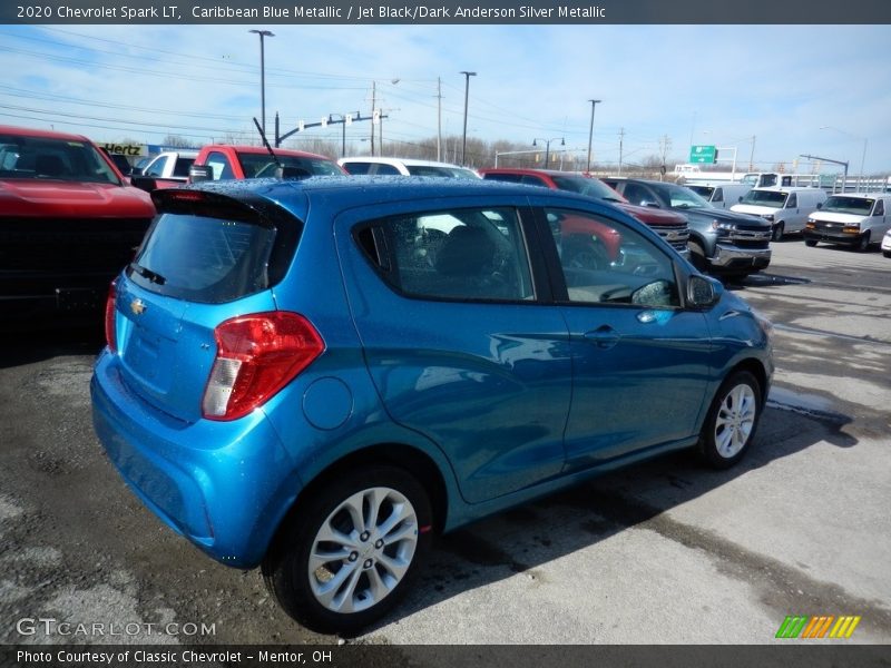 Caribbean Blue Metallic / Jet Black/Dark Anderson Silver Metallic 2020 Chevrolet Spark LT