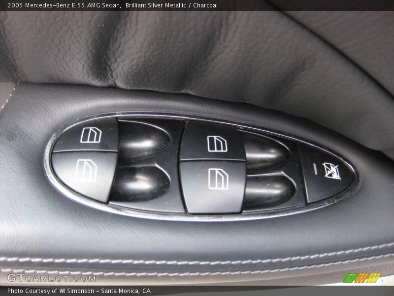 Brilliant Silver Metallic / Charcoal 2005 Mercedes-Benz E 55 AMG Sedan