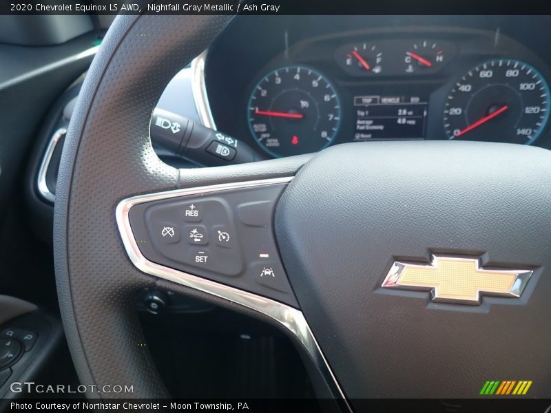 Nightfall Gray Metallic / Ash Gray 2020 Chevrolet Equinox LS AWD