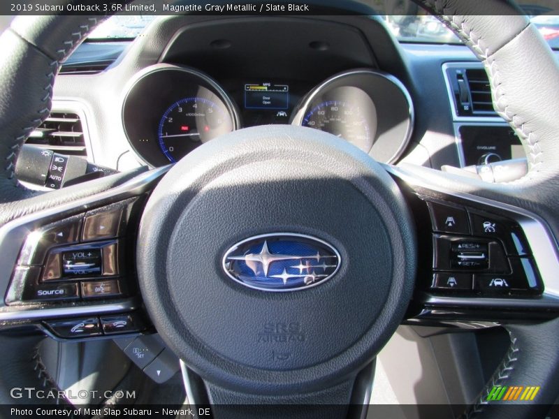 Magnetite Gray Metallic / Slate Black 2019 Subaru Outback 3.6R Limited