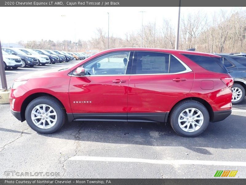 Cajun Red Tintcoat / Jet Black 2020 Chevrolet Equinox LT AWD