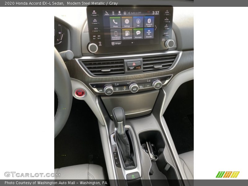 Modern Steel Metallic / Gray 2020 Honda Accord EX-L Sedan