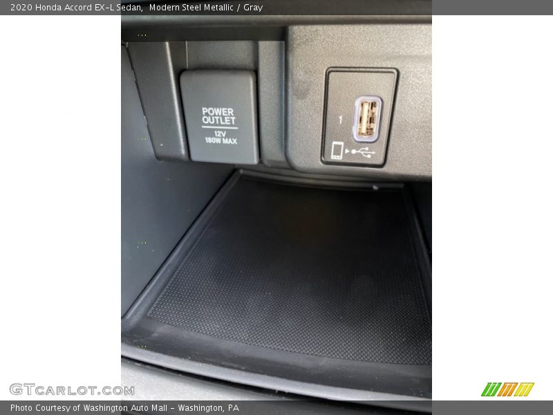Modern Steel Metallic / Gray 2020 Honda Accord EX-L Sedan