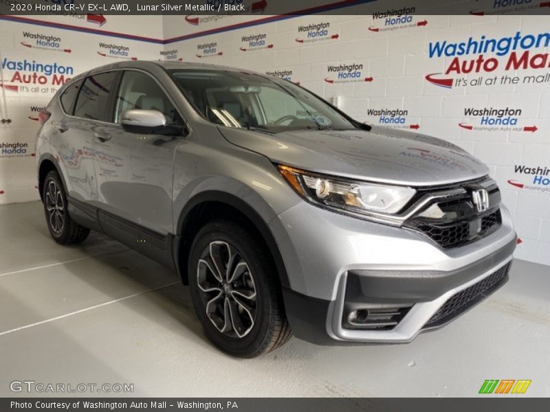 Lunar Silver Metallic / Black 2020 Honda CR-V EX-L AWD