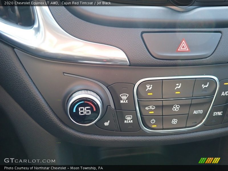 Cajun Red Tintcoat / Jet Black 2020 Chevrolet Equinox LT AWD