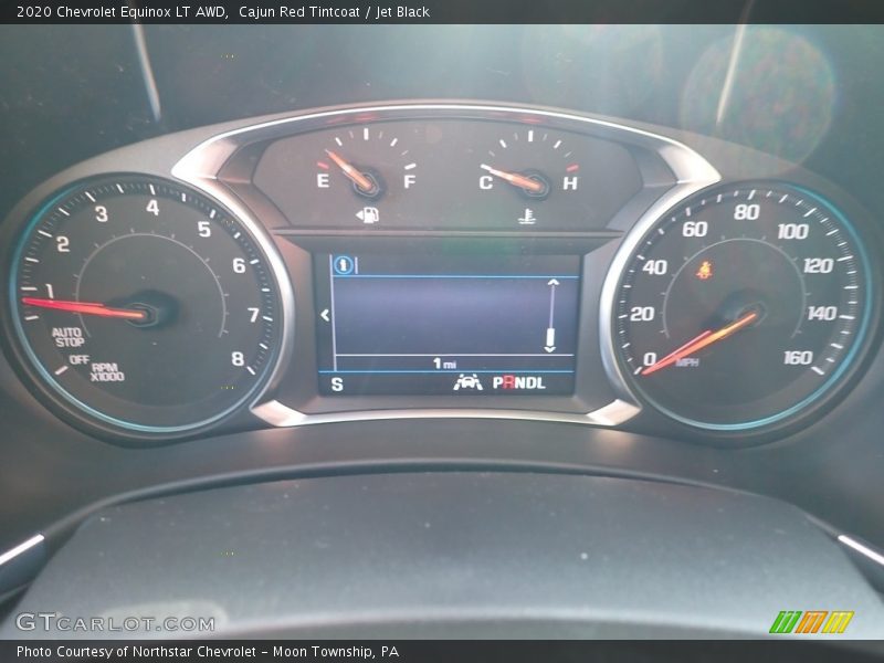 Cajun Red Tintcoat / Jet Black 2020 Chevrolet Equinox LT AWD