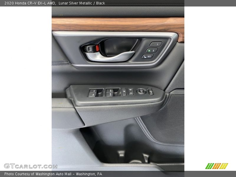 Lunar Silver Metallic / Black 2020 Honda CR-V EX-L AWD