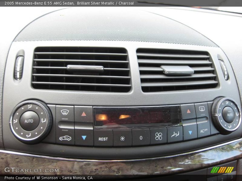 Brilliant Silver Metallic / Charcoal 2005 Mercedes-Benz E 55 AMG Sedan