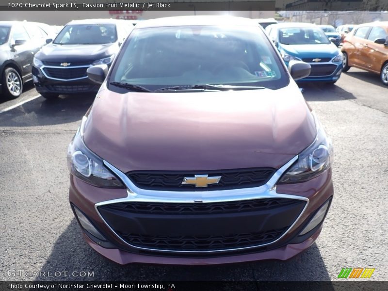 Passion Fruit Metallic / Jet Black 2020 Chevrolet Spark LS