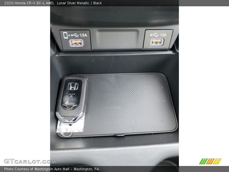 Lunar Silver Metallic / Black 2020 Honda CR-V EX-L AWD