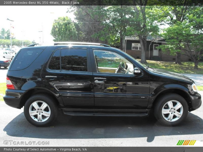 Black / Java 2005 Mercedes-Benz ML 350 4Matic