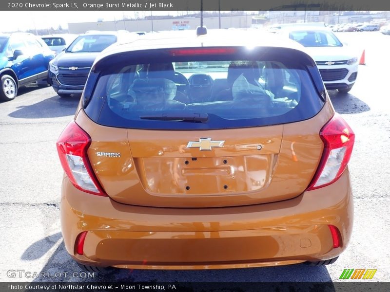 Orange Burst Metallic / Jet Black 2020 Chevrolet Spark LS