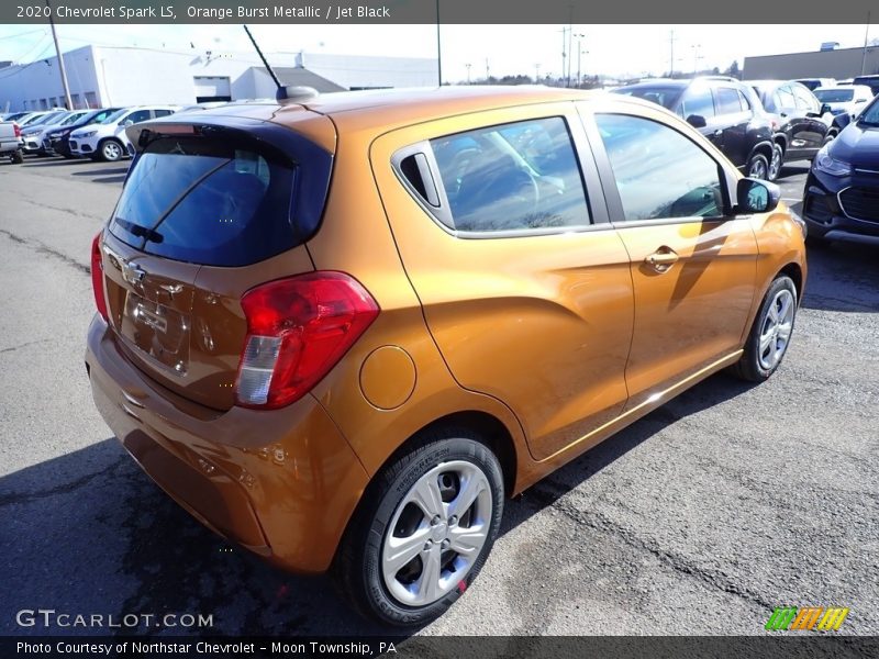 Orange Burst Metallic / Jet Black 2020 Chevrolet Spark LS