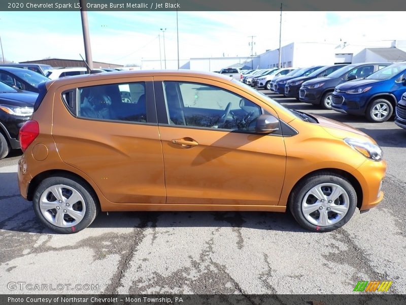 Orange Burst Metallic / Jet Black 2020 Chevrolet Spark LS