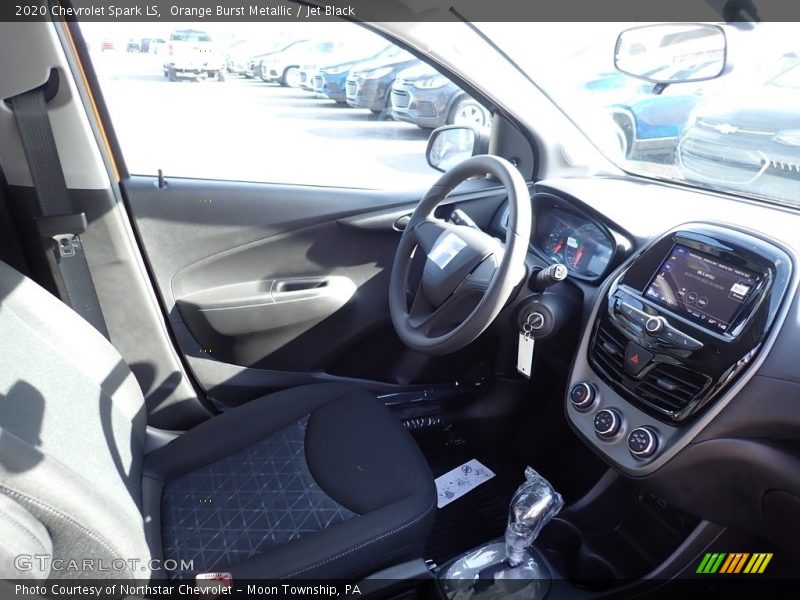 Orange Burst Metallic / Jet Black 2020 Chevrolet Spark LS