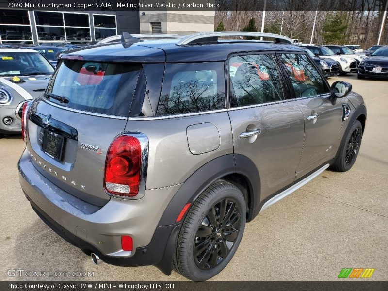 Melting Silver Metallic / Carbon Black 2020 Mini Countryman Cooper S All4