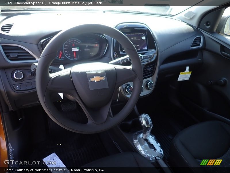 Orange Burst Metallic / Jet Black 2020 Chevrolet Spark LS