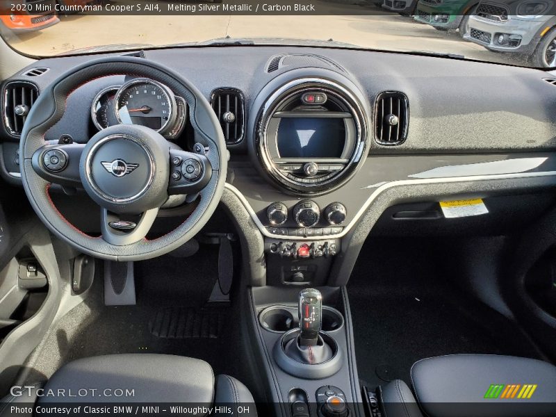 Dashboard of 2020 Countryman Cooper S All4