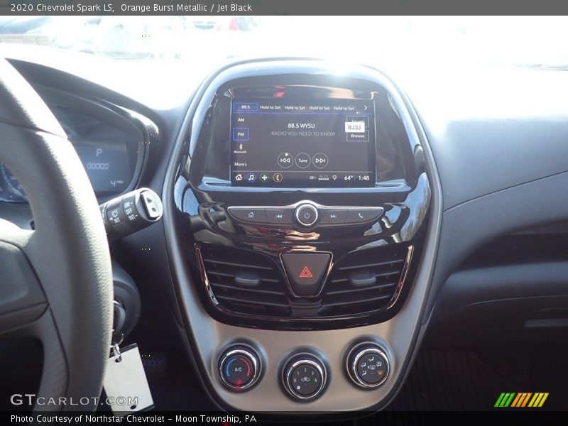 Orange Burst Metallic / Jet Black 2020 Chevrolet Spark LS
