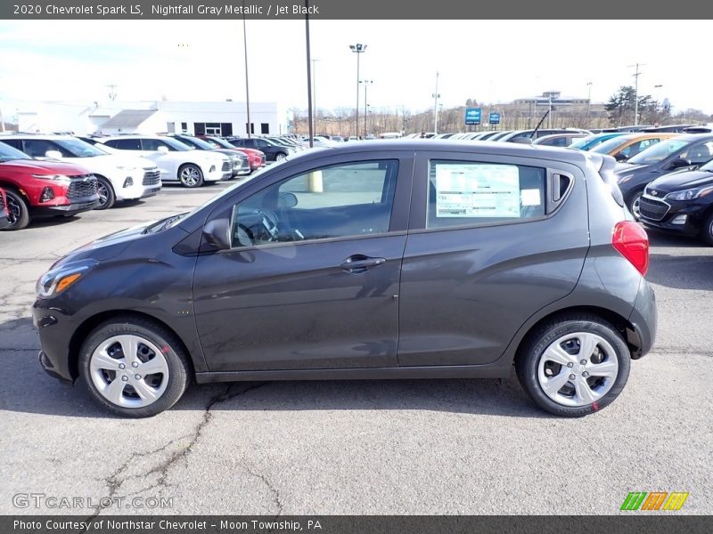 Nightfall Gray Metallic / Jet Black 2020 Chevrolet Spark LS