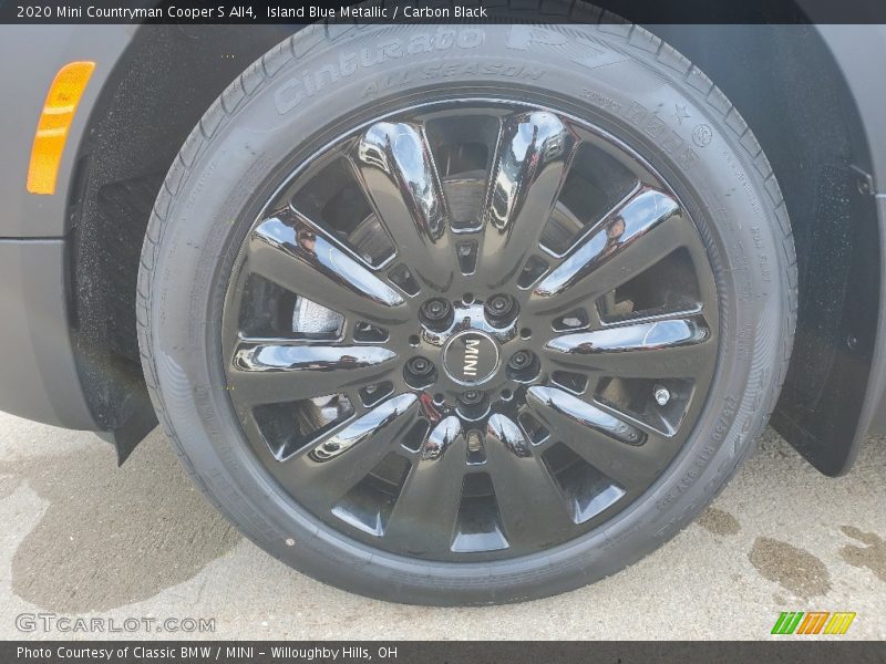 Island Blue Metallic / Carbon Black 2020 Mini Countryman Cooper S All4