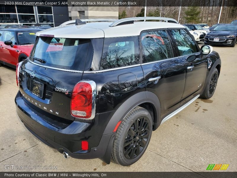 Midnight Black Metallic / Carbon Black 2020 Mini Countryman Cooper S All4