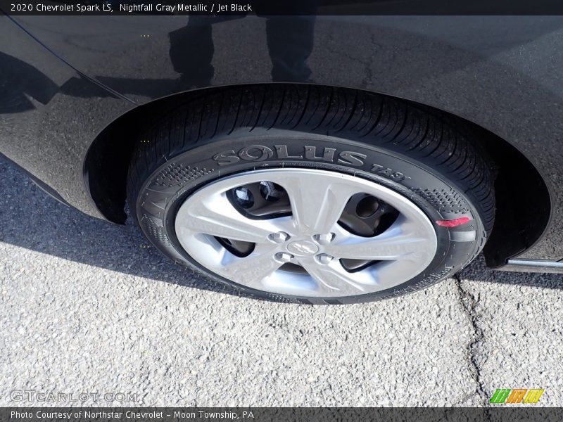 Nightfall Gray Metallic / Jet Black 2020 Chevrolet Spark LS