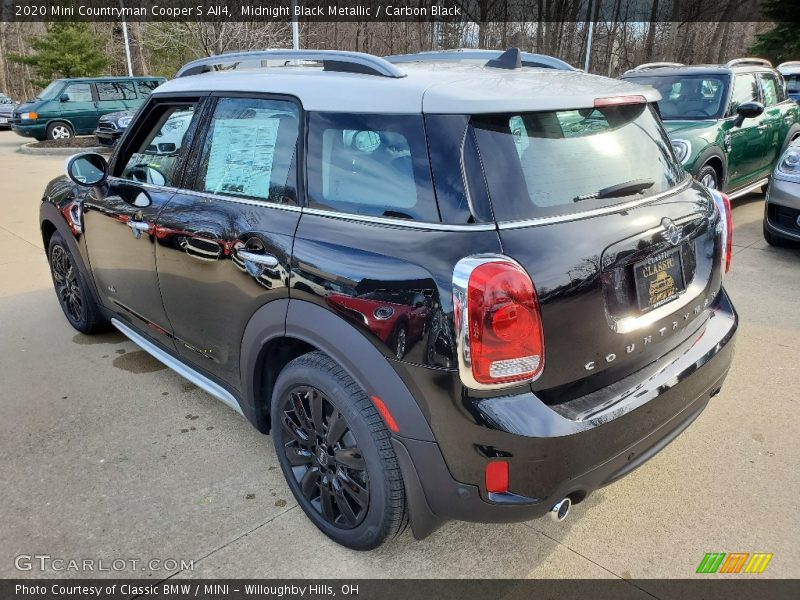Midnight Black Metallic / Carbon Black 2020 Mini Countryman Cooper S All4