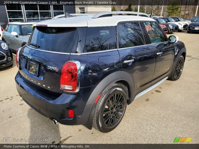 Enigmatic Black Metallic / Satellite Gray 2020 Mini Countryman Cooper S All4