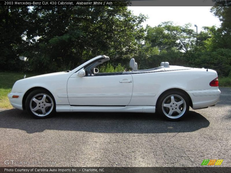 Alabaster White / Ash 2003 Mercedes-Benz CLK 430 Cabriolet