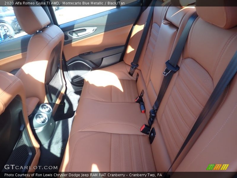 Montecarlo Blue Metallic / Black/Tan 2020 Alfa Romeo Giulia TI AWD