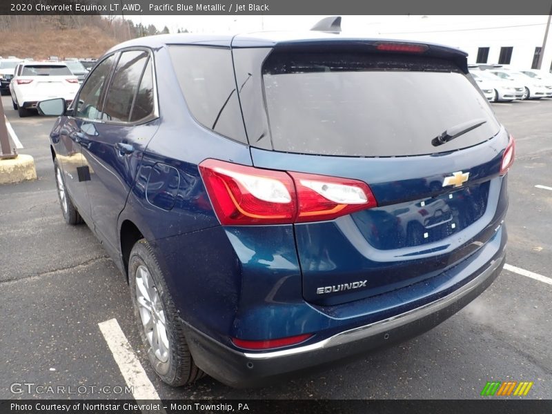 Pacific Blue Metallic / Jet Black 2020 Chevrolet Equinox LT AWD