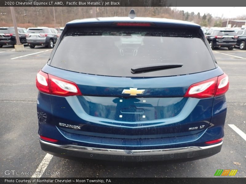 Pacific Blue Metallic / Jet Black 2020 Chevrolet Equinox LT AWD