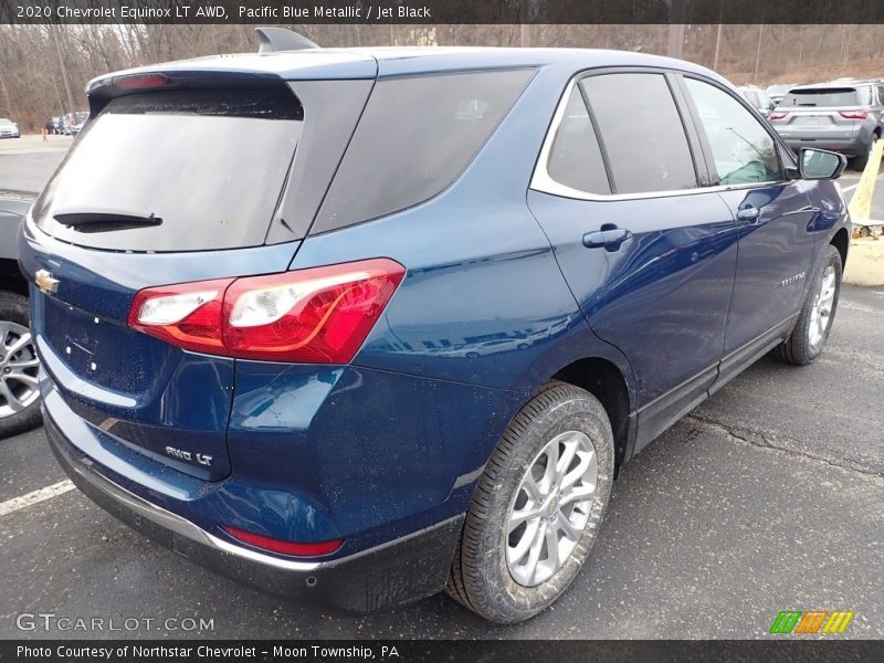 Pacific Blue Metallic / Jet Black 2020 Chevrolet Equinox LT AWD