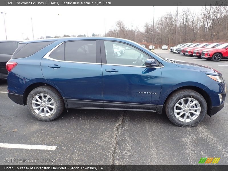 Pacific Blue Metallic / Jet Black 2020 Chevrolet Equinox LT AWD