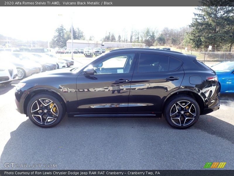 Vulcano Black Metallic / Black 2020 Alfa Romeo Stelvio TI AWD
