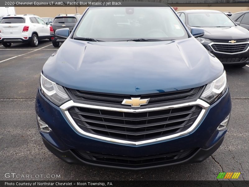 Pacific Blue Metallic / Jet Black 2020 Chevrolet Equinox LT AWD