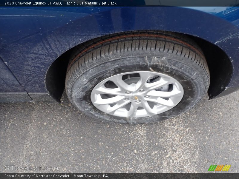 Pacific Blue Metallic / Jet Black 2020 Chevrolet Equinox LT AWD