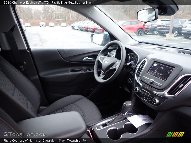Pacific Blue Metallic / Jet Black 2020 Chevrolet Equinox LT AWD